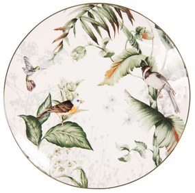 Dezertný tanier Tropical birds - Ø 20*2 cm