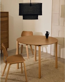 Okrúhly jedálenský stôl v dekore jaseňa ø 110 cm Indara – Kave Home