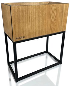 Dekorstudio Moderný kvetináč LOFT FIORINO dub 42x22x50cm