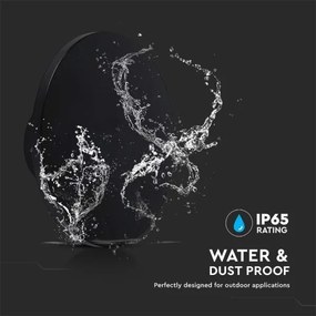 LED Vonkajšie nástenné svietidlo LED/12W/230V 3000K IP65 čierna