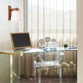 Nástenné svietidlo 1xE27/60W/230V dub