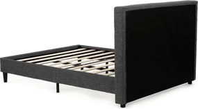 Manželská posteľ sivá 160x200 cm BED-M160 GREY2