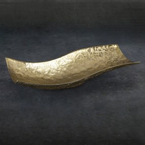 DEKORAČNÁ KOVOVÁ MISKA PEDRO2 (05) 33X15X8 CM ZLATÁ
