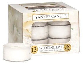 Sada 12 vonných sviečok Yankee Candle Svadobný Deň, doba horenia 4 - 6 hodín