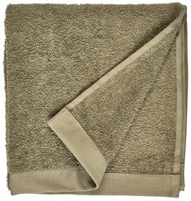 Olivovozelený uterák z froté bavlny Södahl, 100 x 50 cm