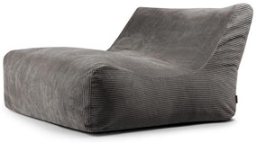 Tmavosivý menčestrový sedací vak Sofa Lounge – SLOWDOWN