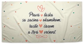 Sablio Uterák Pravá láska - 30x50 cm