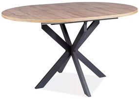 Rozkladací jedálenský stôl GASTON 100(135)X100 cm, dekor dub artisan