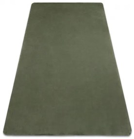 Koberec prateľný POSH Shaggy, plyšový, Hrubý, protišmykový, zelená Veľkosť: 80x150 cm