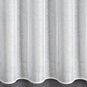 ZÁCLONA NA KRÚŽKOCH SIBEL 300X160 CM BIELA
