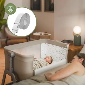 Detská prenosná postieľka 3v1 Dream 50 svetlosivá