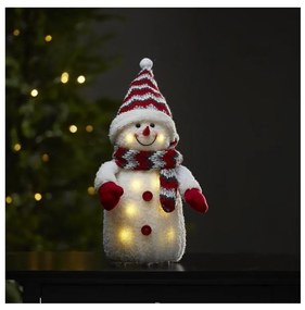 Eglo Eglo 411221 - LED Vianočná dekorácia JOYLIGHT 8xLED/0,06W/3xAA červená EG411221
