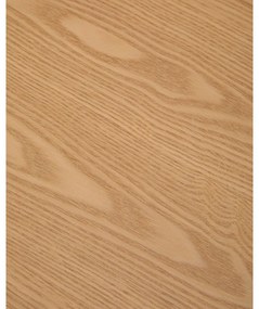 Jedálenský stôl v dekore jaseňa 100x100 cm Indara – Kave Home