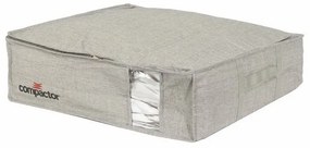 Úložný box s puzdrom Compactor Oxford L, 145 l, sivá