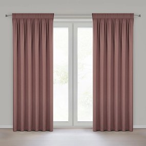 ZÁVES NA PÁSKE OLENA 140X270 CM TMAVORÚŽOVÁ