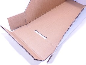 KARTON PAK Úložné boxy na oblečenie, organizéry do skrine BIELY KARTÓN 30x54cm