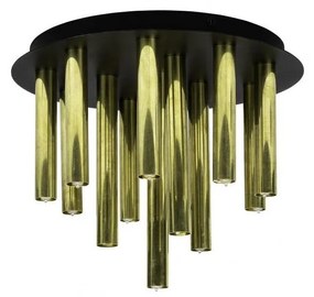 Markslöjd 108504 - Stropné svietidlo GOCCE 13xG9/10W/230V zlatá/čierna