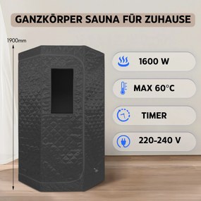 Prenosná parná sauna KPS90 90x90x190 cm (Tovar máme skladom, je možné ho odoslať ihneď. Tovar, ktorý je expedovaný na palete spoločnosťou GEIS je)