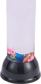 Bublinková trubica čierna 90 cm vrátane LED RGB - Zoop