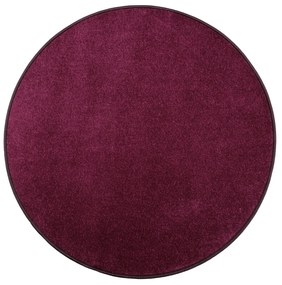 Vopi koberce Kusový koberec Eton fialový 48 kruh - 200x200 (priemer) kruh cm