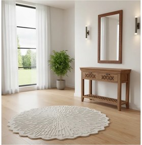 Koberec ASKART 200x200 cm z pravej vlny