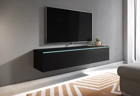 TV stolík MENDES D - čierna / nie / 140
