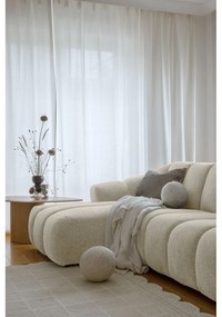 Béžová rohová pohovka (ľavý roh/s leňoškou) Shell – Miuform