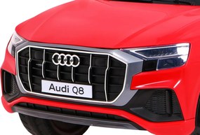 Ramiz Audi Q8 Lift na batérie pre deti Červené SUV + diaľkové ovládanie