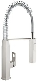 Drezová batéria GROHE Eurocube s otočným ramienkom supersteel 31395DC0