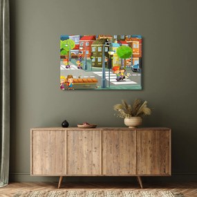 Obraz - Detské mestečko (90x60 cm)