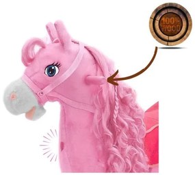MILLY MALLY Hojdací koník s melódiou Milly Mally Princess pink