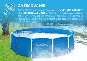 Marimex | Bazén Marimex Florida 2,44x0,76 m s pieskovou filtráciou | 19900099
