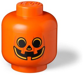 Oranžový úložný box LEGO® Pumpkin Head L