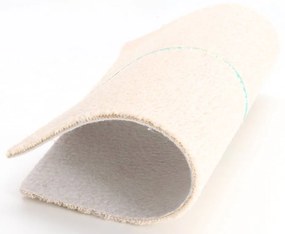 Betap, Koberec metráž Dynasty 60, na mieru, šíře 4m, biela, filc, obývacia izba