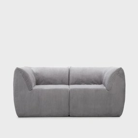 Dvojmiestna pohovka SVELA sivá 746710