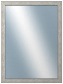 DANTIK - Zrkadlo v rámu, rozmer s rámom 60x80 cm z lišty ANDRÉ veľká strieborná (3157)