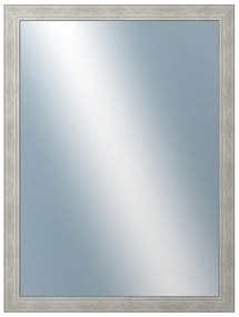 DANTIK - Zrkadlo v rámu, rozmer s rámom 60x80 cm z lišty ANDRÉ veľká strieborná (3157)