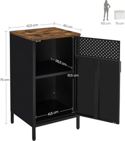 Úložná skříňka Teduo černá