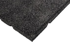 Gumová dlaždica ASLON 50 x 50 cm, čierna