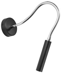 Sollux SL.0910 - Flexibilná lampička AXIL 1xG9/12W/230V čierna