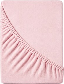 Froté plachta EXCLUSIVE svetloružová 90 x 200 cm