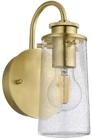 Kichler -  Kúpeľňové nástenné svietidlo BRAELYN 1xE27/40W/230V IP44 zlatá