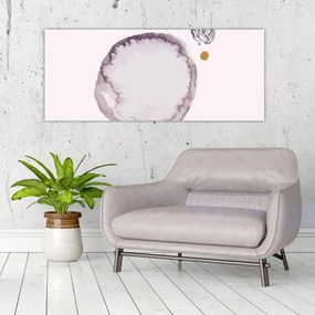 Obraz - Fialový minimalizmus N⁰4 (120x50 cm)