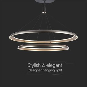 LED Luster na lanku LED/65W/230V 3000K