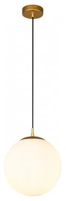 Redo 01-3153 - Luster na lanku BOWLING 1xE27/42W/230V zlatá