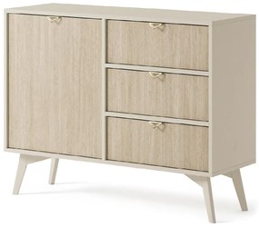 Komoda Forest KSZD106 piesková béžová/jedľová scandi