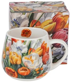 Porcelánový hrnček Tulips 430 ml