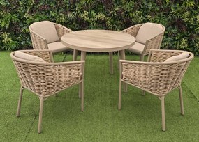 Záhradné sedenie LEVARD MARDY 100 svetlohnedé