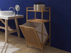 Kúpeľňová skrinka Monerit, Farba:: svetlé drevo