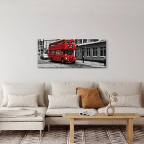 Obraz -Londýn s autobusom (120x50 cm)